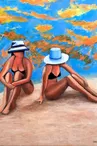 Christian Lambinet and Margaret Massé painting exhibition