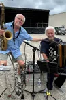 Morning market with music